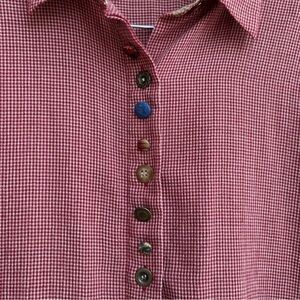 Koret City Blues Vintage Burgundy Button-Down Shirt - L - Relaxed fit